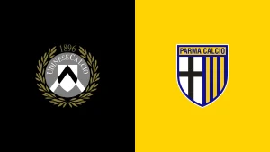 Team Logos of Udinese vs Parma